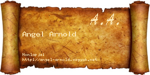 Angel Arnold névjegykártya